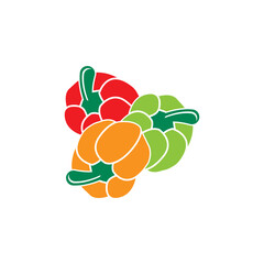 Paprika icon vector illustration design