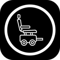 Automatic Wheelchair Icon Design