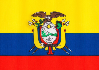 Ecuador Flag Flat