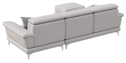 Modern and Stylish Sofas for Home and living rooms - Perfect for Contemporary Luxury Interiors - 3d model render realistic realism - png - transparent background