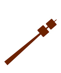 Camping clip art design on plain white transparent isolated background for card, shirt, hoodie, sweatshirt, apparel, tag, mug, icon, poster or badge