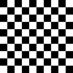 Fototapeta premium classic black-and-white checkerboard pattern composed of alternating squares. chessboard pattern. various design contexts, including fashion, interior decoration, and graphic design. Vector concept