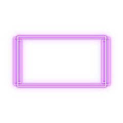 frame rectangle light neon