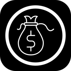 Cash Bag Icon Design