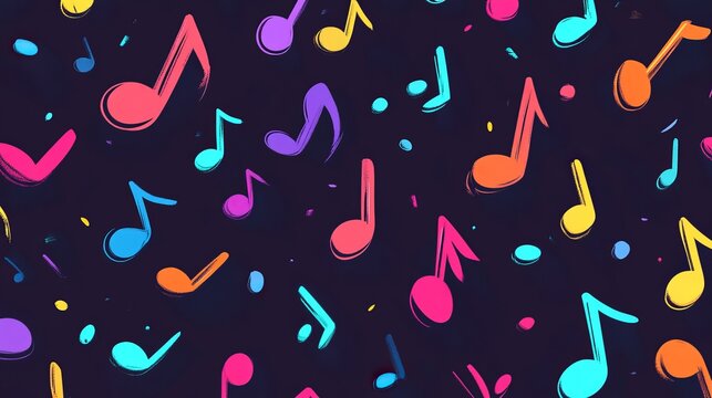 Musical pattern background