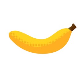 banana fruit drawing  on a white background