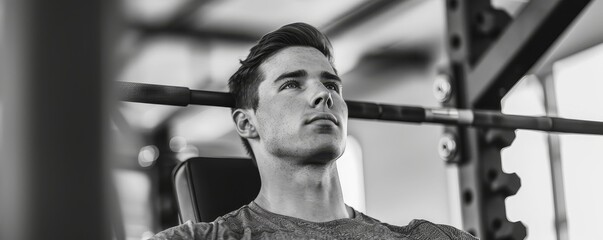 Trainer assisting a client with bench presses, personal training, chest strength