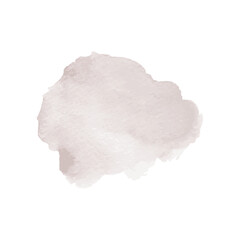 Pastel burgundy watercolor blot background. Subtle brush stroke abstract shape. Paint stain wallpaper.