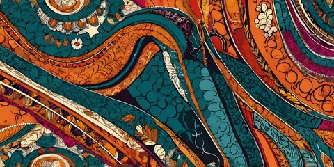 abstract background fabric of illustration