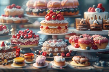 A Colorful Display of Sweet Delights