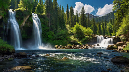 waterfall in the forest