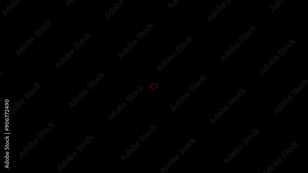 Poster animation of check mark icon . right mark icon animation .