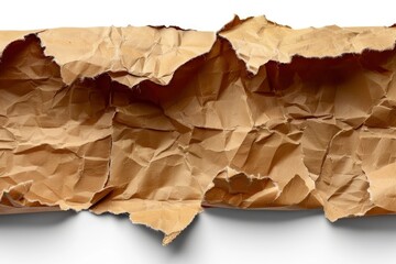 Crumpled Brown Paper Texture
