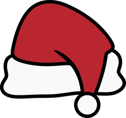 Santa Hat Vector Graphic Illustration 