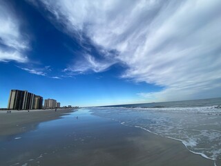 Beach and buildings