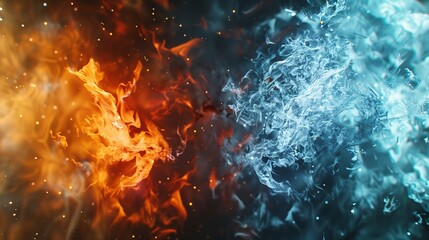 Igniting competition matchup loop against fire & ice embers.