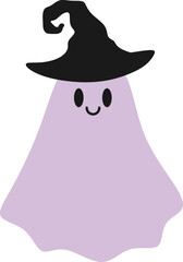Witch Ghost Graphic Illustration 