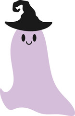 Witch Ghost Graphic Illustration 