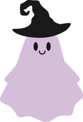 Witch Ghost Graphic Illustration 