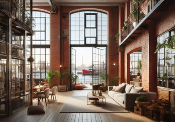 Fototapeta premium Modernes Loft - Interieur