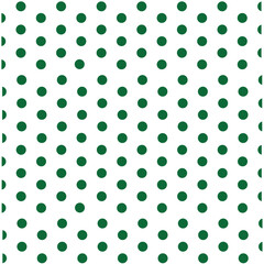Green Polka Dot Pattern in White © Ibnatsaleh02