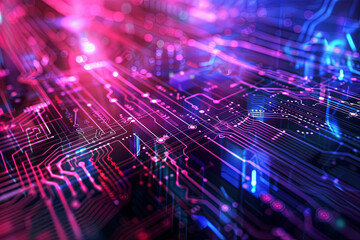 Futuristic technology backgrounds with sleek designs, neon lights, and digital elements, perfect for modern, high-tech visuals.