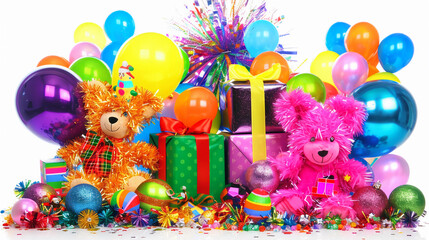 Obraz premium easter bunny and eggs