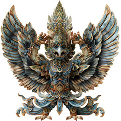 Fototapeta premium Garuda, a very capable creature from literature