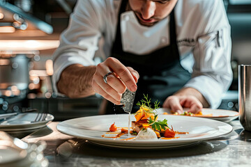 Gourmet cuisine by Michelin chefs in an epicurean fine dining journey
