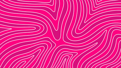 pink waves abstract background with lines