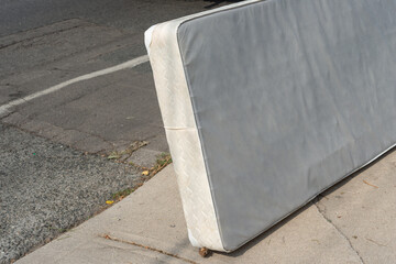 discarded mattress 