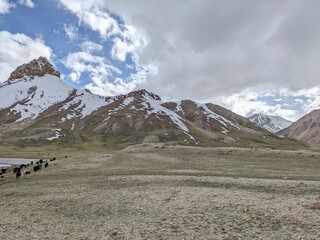 Breathtaking Views of Shimshal Pass in the Pamir Mountains. Shimshal Valley is a remote and breathtakingly beautiful area known for its high-altitude landscapes, rugged mountains, and many more.