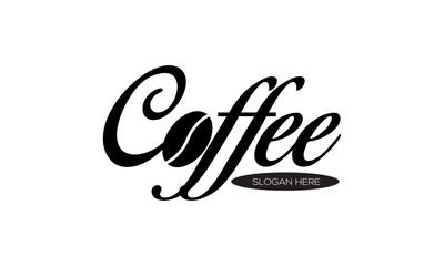 Obraz premium Minimalist Coffee logo vector. 