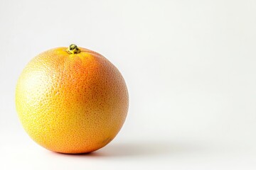 grapefruit isolated on white background, full depth of field, ai