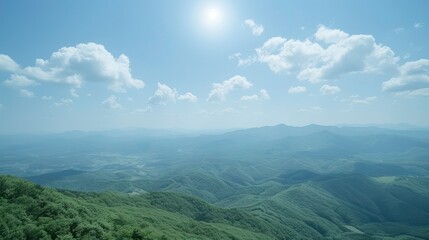 Fototapeta premium Majestic Sunrise or Sunset over the Mountains