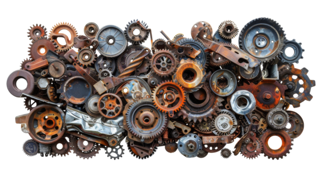 Rusty Gears and Cogs.