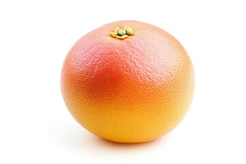 grapefruit isolated on white background, full depth of field, ai