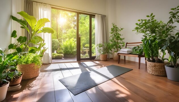 Sunlight Yoga Room - Powered by Adobe