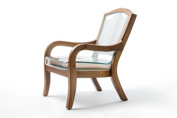 wooden armchair with a classic yet modern design, showcasing the blend of tradition and comfort in high-quality furniture with timeless appeal