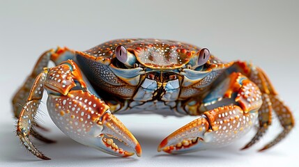 Close-Up of a Vibrant Crab