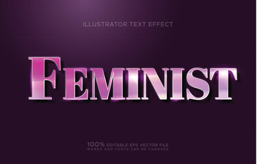 feminist logo text