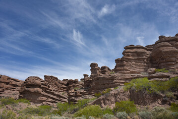 Fototapeta premium Sandstone Formations on Cliffs