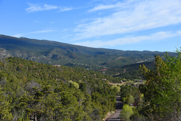 Fototapeta premium Tijeras New Mexico in Distance