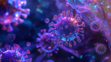 Fototapeta premium Graphic Resources for virus and bacteria 