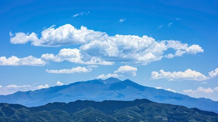 Obraz premium mountains and clouds