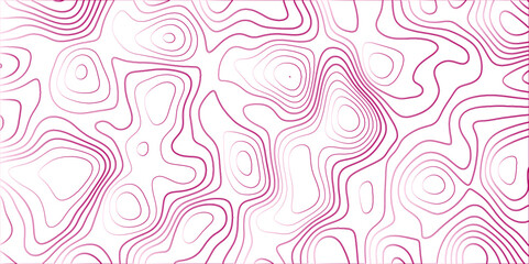 Topographic canyon geometric map relief texture with curved layers and shadow. abstract White background with a beautiful pattern, Topographic contour lines vector map seamless pattern vector.