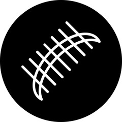 Stitches Vector Line White Circle Black