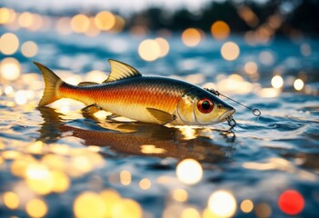 fish on the hook
