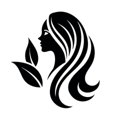 Beauty care logo vector art illustration.
