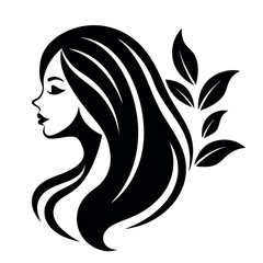 Beauty care logo vector art illustration.
